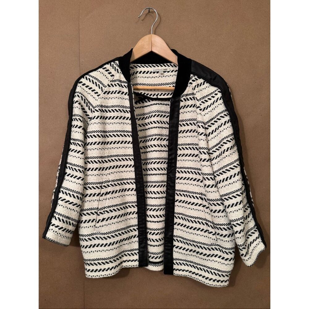 Rebecca Minkoff Leather Trim Jacket